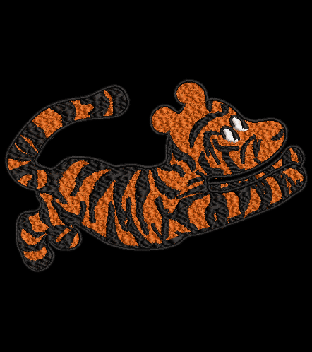 AA Milnes Classic Tigger 02 - 4 files total: 2 hoop sizes, Designs and appliques