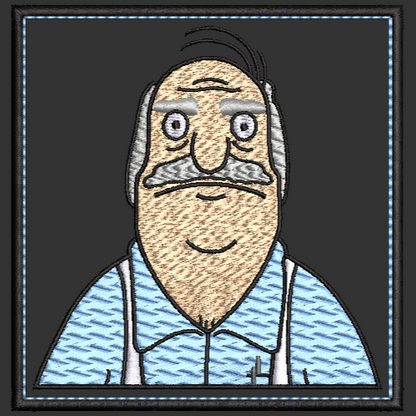 "Big Bob" Belcher - Bobs Dad - Embroidery Design & Applique