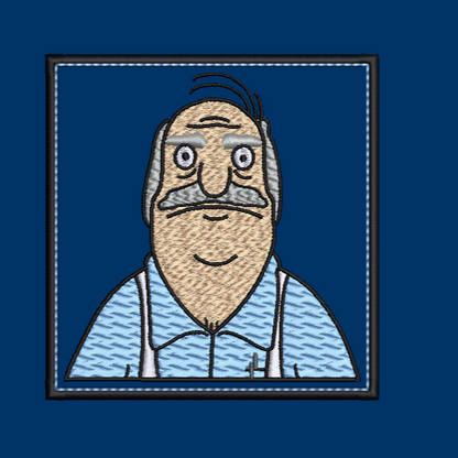 "Big Bob" Belcher - Bobs Dad - Embroidery Design & Applique