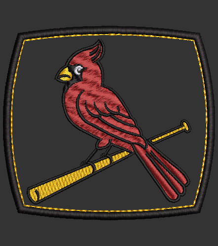 St. Louis Cardinals Embroidery Applique