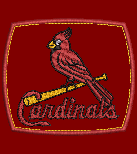 St. Louis Cardinals Embroidery Applique