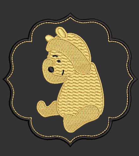 Classic Winnie Applique 2 sizes