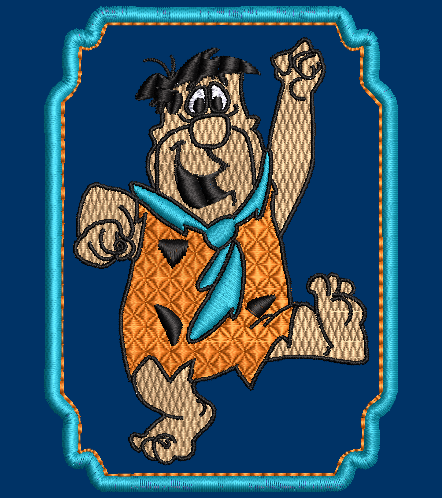 The Flintstones - Fred Flintstone Embroidery Applique