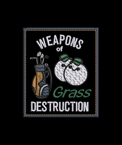 Grass Destruction - Design & Applique