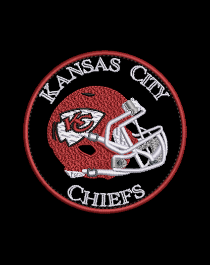 NFL Collection - 4 x 4 Helmet Applique Kansas City Chiefs