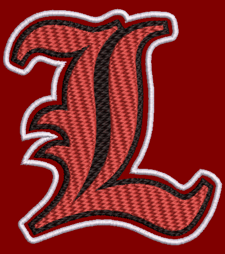 "L" of Louisville Design - Applique version 2