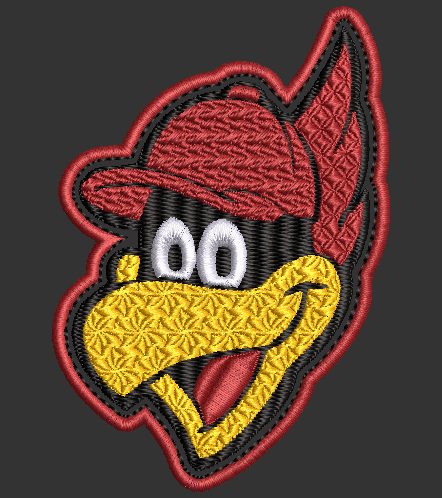 STL Fredbird Head - Design & Applique