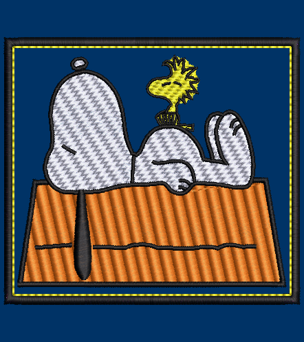 Snoopy & Woodstock Applique