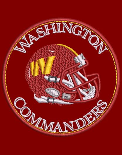 NFL Collection - 4 x 4 Helmet Applique Washington Commanders