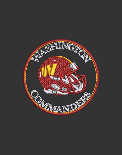 NFL Collection - 4 x 4 Helmet Applique Washington Commanders