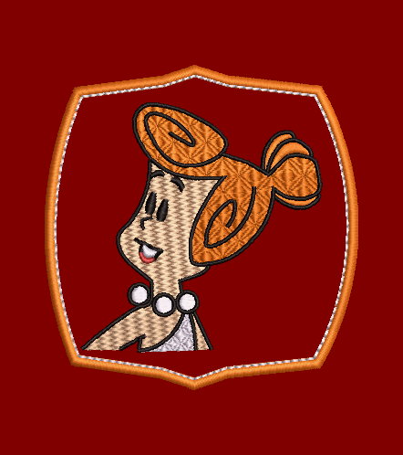 The Flintstones - Wilma Flintstone applique file