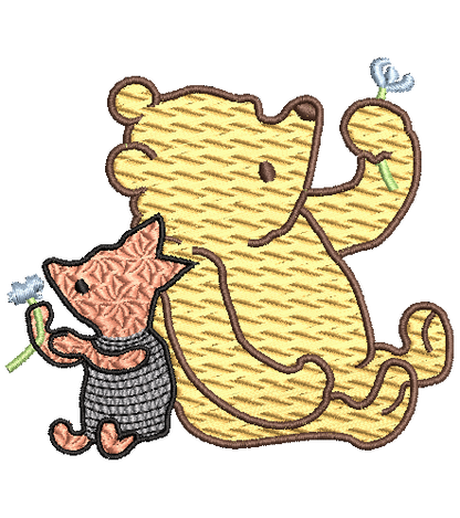 Best Friends 02 - Classic Pooh Embroidery Design