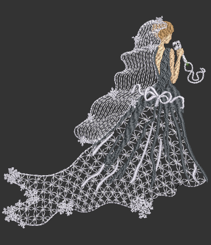 Bridal Collection - Embroidery Designs, Brides and flower girls included