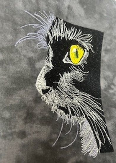 Stunning Cat Embroidery Design - Stitched Out