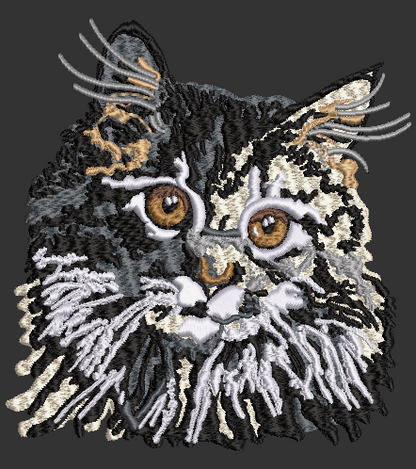 Cat 10 Embroidery Design