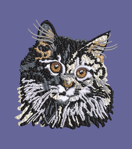 Cat 10 Embroidery Design