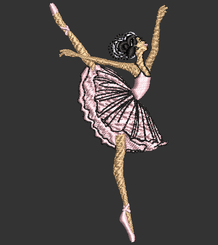 Dancer 02 Embroidery Design & Applique