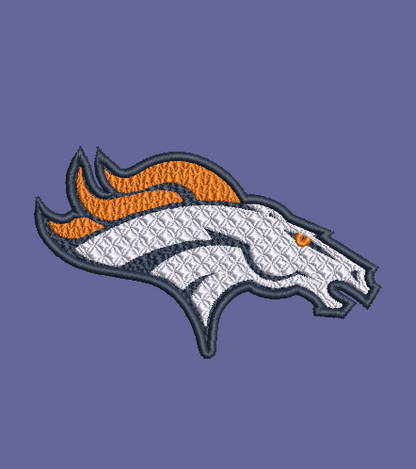 Denver Broncos Embroidery Design