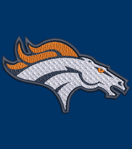 Denver Broncos Embroidery Design