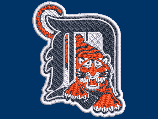 Detroit Tigers Embroidery Design & appliques