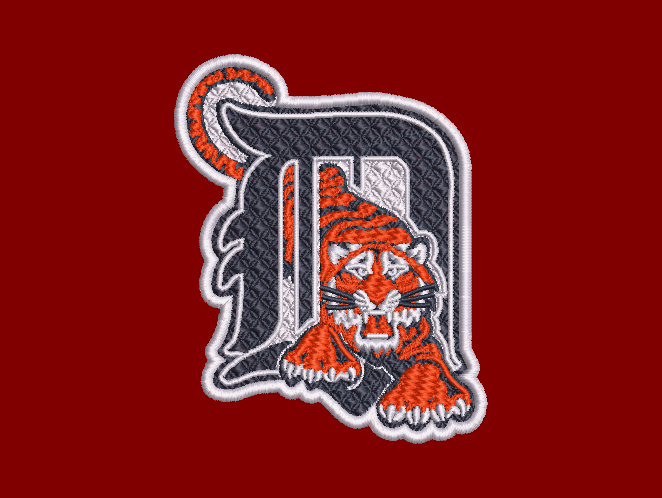 Detroit Tigers Embroidery Design & appliques