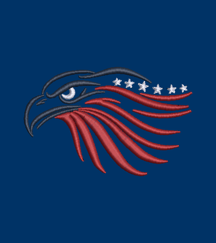 Eagle Flag 02 - Design and applique