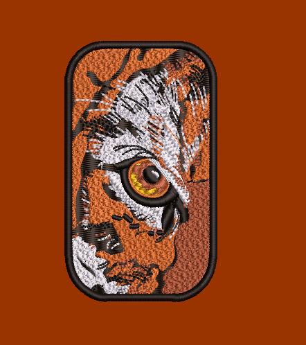 Eye of the Tiger, Design & Applique