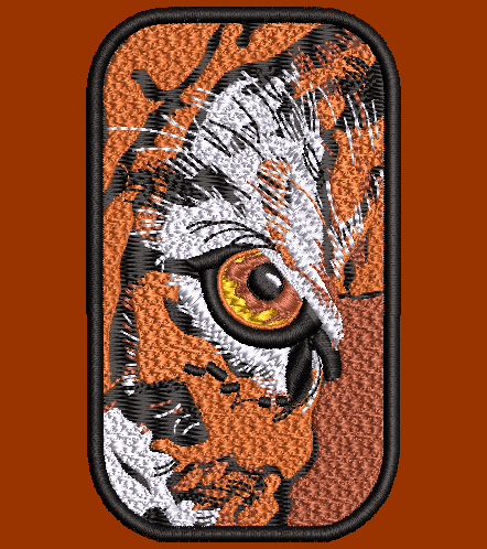 Eye of the Tiger, Design & Applique