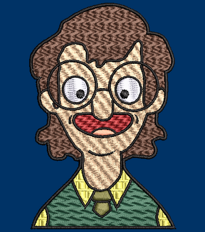 Bob's Burgers - Mr. Phillip Frond, embroidery design