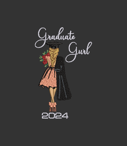 Graduate Gurl with text