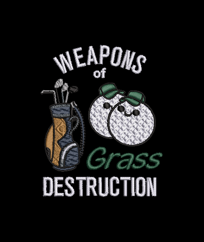 Grass Destruction - Design & Applique