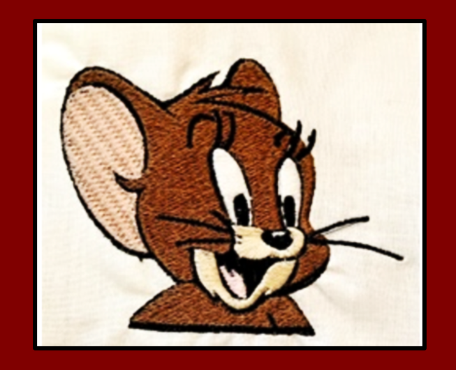 Tom & Jerry: Jerry Design - Applique included - Stitched Out