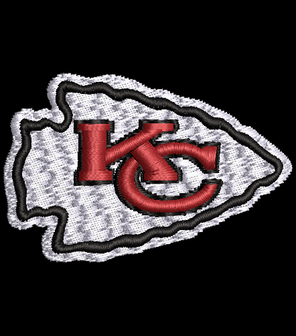 Kansas City Chiefs arrowhead logo Embroidery Design