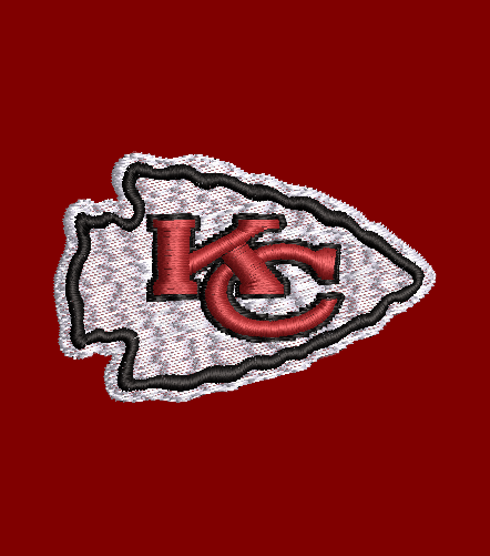 NFL Kansas City Chiefs arrowhead logo Embroidery Design