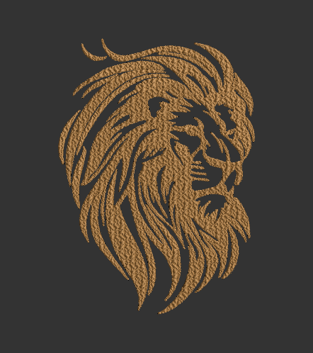 5 x 7 Regal Lion