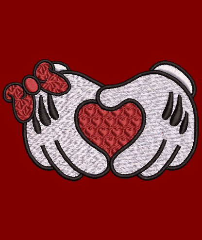 Classic Minnie Mouse Outlines, Hearts, Hands & Ears!