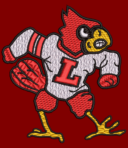 Louisville Mascot Embroidery Design