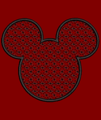 Classic Mickey Mouse Outlines, Ears and Swirls - 6 designs included