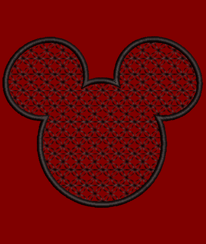 Classic Mickey Mouse Outlines, Ears and Swirls - 6 designs included