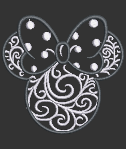 Classic Minnie Mouse Outlines, Hearts, Hands & Ears!