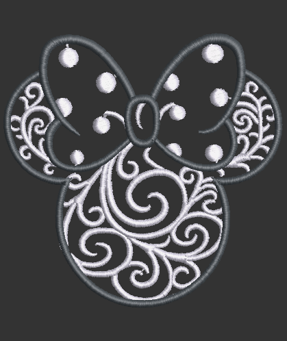 Classic Minnie Mouse Outlines, Hearts, Hands & Ears!