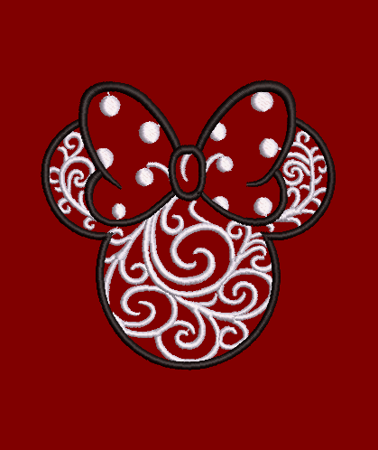 Classic Minnie Mouse Outlines, Hearts, Hands & Ears!