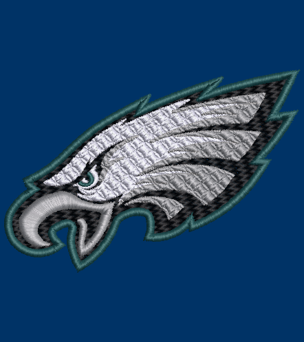 Philadelphia Eagles Embroidery Design Applique