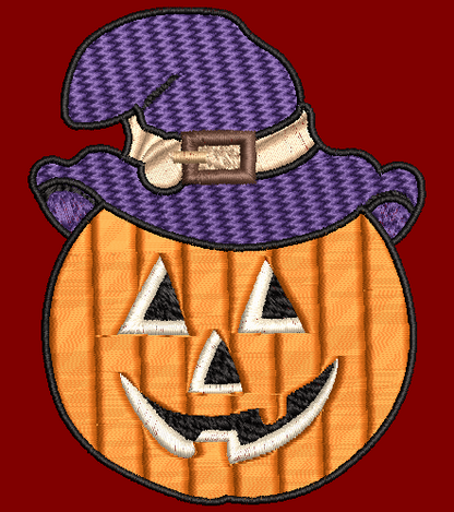 Scarecrow Pumpkin design and applique