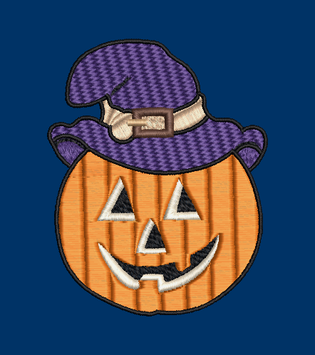 Scarecrow Pumpkin design and applique