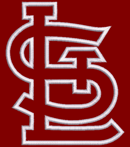 St. Louis Cardinals Logo Embroidery Design - comes in 3 sizes