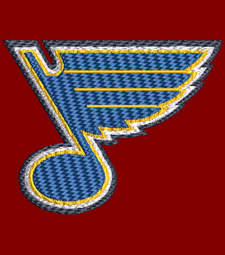 St. Louis Blues NHL Logo embroidery design