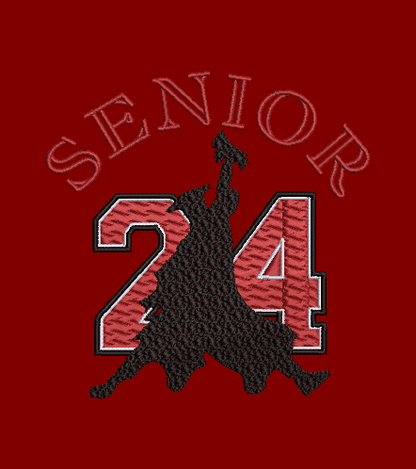 Senior 2024 Embroidery Design