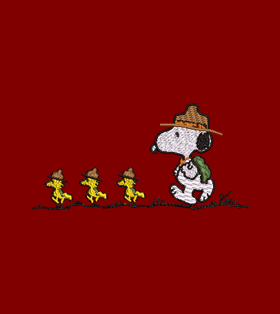 Snoopy and Woodstock Scouts