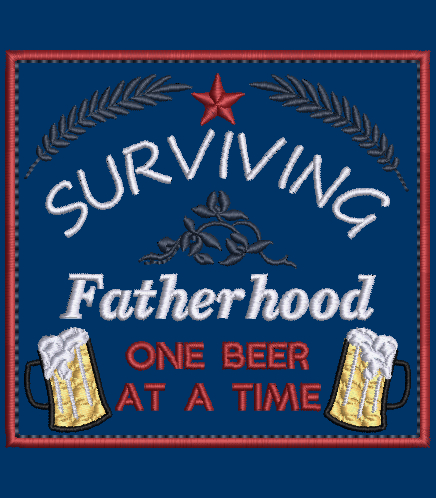 Surviving Fatherhood - Design and Applique